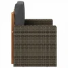 Lauko Vidurinis Sofa Kietos akacijos mediena Natūrali