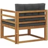 Lauko Vidurinis Sofa Natūrali