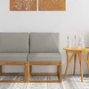 Lauko Vidurinis Sofa Kietos akacijos mediena