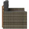 Lauko Vidurinis Sofa Kietos akacijos mediena Natūrali