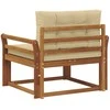Lauko Vidurinis Sofa Natūrali