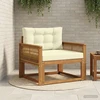 Lauko Vidurinis Sofa Kietos akacijos mediena Natūrali