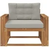 Lauko Vidurinis Sofa Natūrali