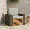 Lauko Vidurinis Sofa Kietos akacijos mediena Natūrali