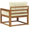 Lauko Vidurinis Sofa Natūrali