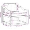 Lauko Vidurinis Sofa Natūrali