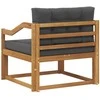 Lauko Vidurinis Sofa Natūrali