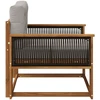 Lauko Vidurinis Sofa Natūrali
