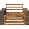 Lauko Vidurinis Sofa Natūrali
