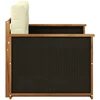 Lauko Vidurinis Sofa Natūrali