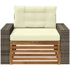 Lauko Vidurinis Sofa Natūrali