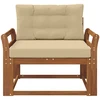 Lauko Vidurinis Sofa Natūrali
