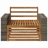 Lauko Vidurinis Sofa Natūrali