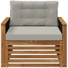 Lauko Vidurinis Sofa Natūrali