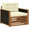 Lauko Vidurinis Sofa Natūrali