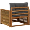 Lauko Vidurinis Sofa Natūrali