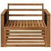 Lauko Vidurinis Sofa Natūrali
