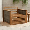 Lauko Vidurinis Sofa Natūrali