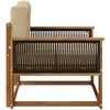 Lauko Vidurinis Sofa Natūrali