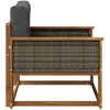 Lauko Vidurinis Sofa Natūrali