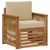 Lauko Vidurinis Sofa Natūrali