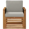Lauko Vidurinis Sofa Natūrali