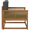 Lauko Vidurinis Sofa Natūrali