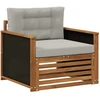 Lauko Vidurinis Sofa Natūrali
