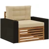 Lauko Vidurinis Sofa Natūrali