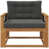 Lauko Vidurinis Sofa Natūrali