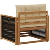 Lauko Vidurinis Sofa Natūrali
