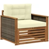 Lauko Vidurinis Sofa Natūrali