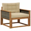 Lauko Vidurinis Sofa Natūrali
