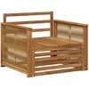 Lauko Vidurinis Sofa Natūrali