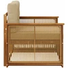 Lauko Vidurinis Sofa Natūrali