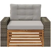 Lauko Vidurinis Sofa Natūrali