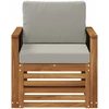 Lauko Vidurinis Sofa Natūrali