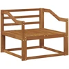 Lauko Vidurinis Sofa Natūrali
