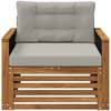 Lauko Vidurinis Sofa Natūrali