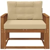 Lauko Vidurinis Sofa Natūrali