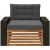 Lauko Vidurinis Sofa Natūrali