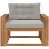 Lauko Vidurinis Sofa Natūrali