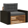 Lauko Vidurinis Sofa Natūrali