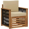 Lauko Vidurinis Sofa Natūrali