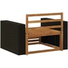 Lauko Vidurinis Sofa Natūrali