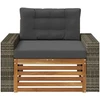 Lauko Vidurinis Sofa Natūrali