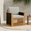Lauko Vidurinis Sofa Natūrali