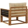 Lauko Vidurinis Sofa Natūrali