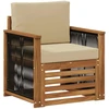 Lauko Vidurinis Sofa Natūrali