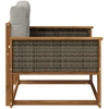 Lauko Vidurinis Sofa Natūrali